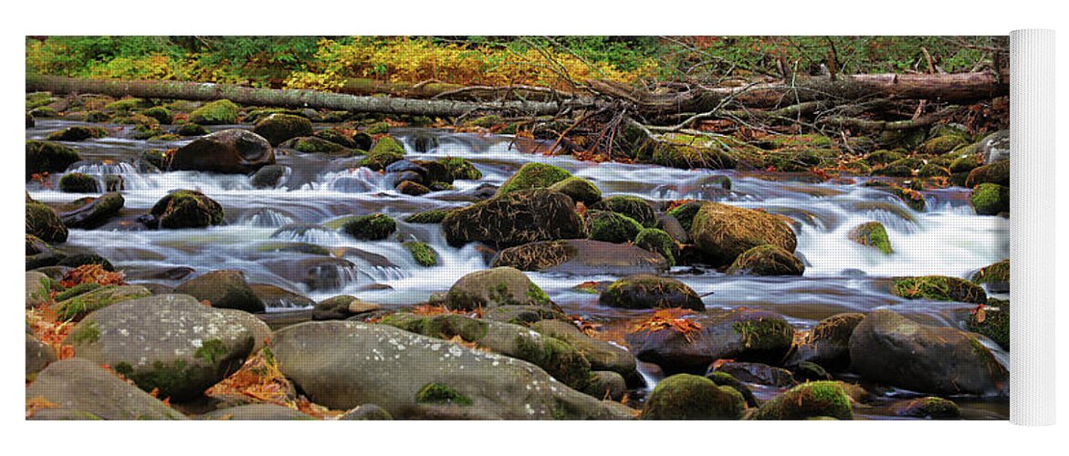 River Yoga Mat featuring the photograph Autumn Lullabye by Rick Lipscomb