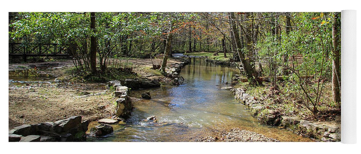 Stream Yoga Mat featuring the photograph Autumn Views by Richie Parks