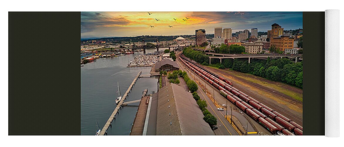 Tacoma Yoga Mat featuring the photograph Awesome Tacoma Evening by Sal Ahmed