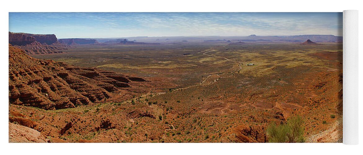 Desert Yoga Mat featuring the photograph Back Roads Utah 7 by Mike McGlothlen