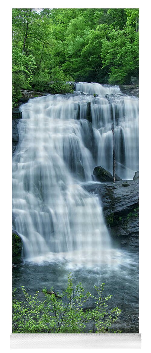Cherokee National Forest Yoga Mat featuring the photograph Bald River Falls 41 by Phil Perkins