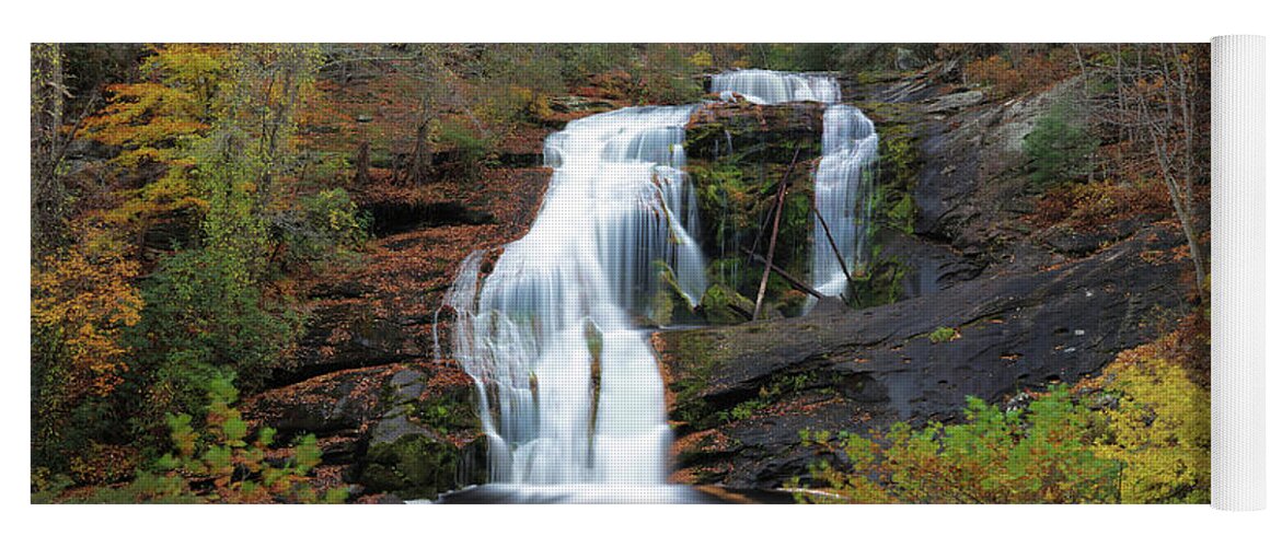 Bald River Falls Yoga Mat featuring the photograph Bald River Falls by Rick Lipscomb