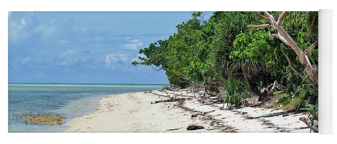 Arreceffi Island Yoga Mat featuring the photograph Beach of Beauty by David Desautel