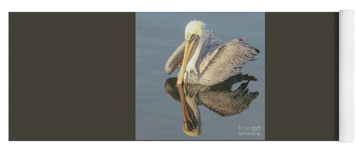 Pelican Yoga Mat featuring the photograph Beautiful Me by Joanne Carey
