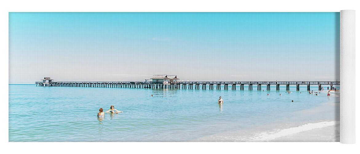 Naples Pier Yoga Mat featuring the photograph Beauty in Naples, FL by Debra Kewley