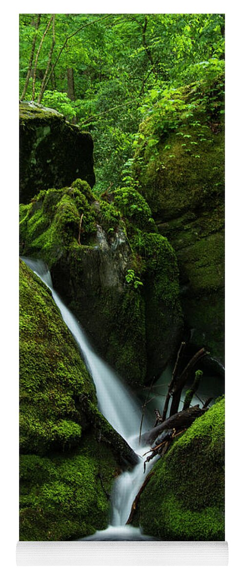 Great Smoky Mountains National Park Yoga Mat featuring the photograph Below 1000 Drips 1 by Melissa Southern