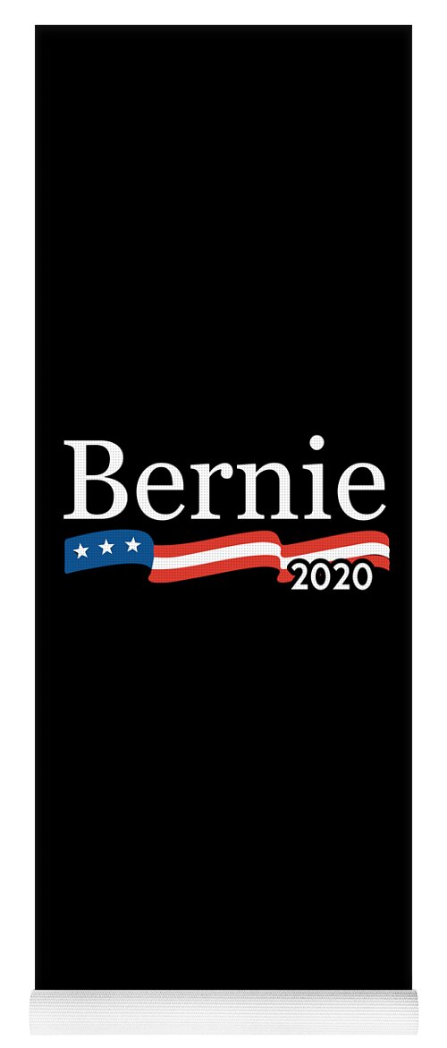 Bernie Sanders Yoga Mat featuring the digital art Bernie For President 2020 by Flippin Sweet Gear