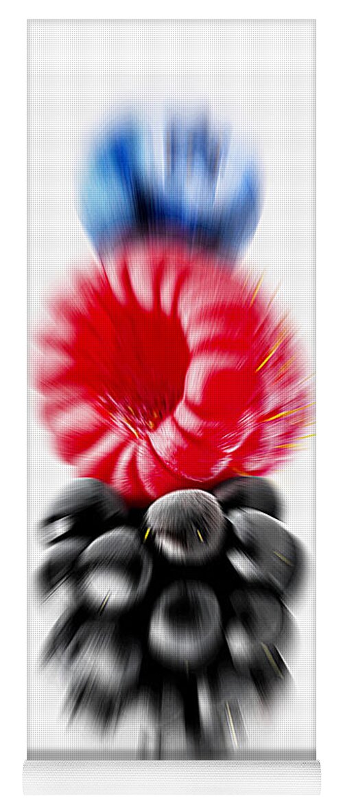 Berries Yoga Mat featuring the photograph Berries Go Zoom Zoom by Rene Crystal