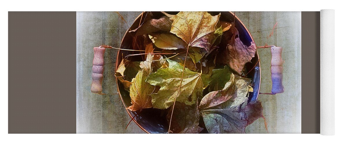Autumn Yoga Mat featuring the photograph Big Bucket Of Change by Rene Crystal