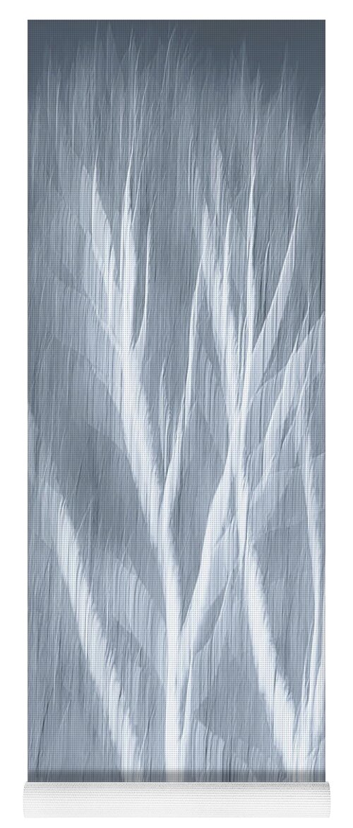 Birch Yoga Mat featuring the photograph Birch abstract by Brad Bellisle
