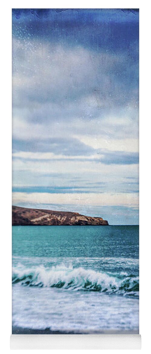 Sky Yoga Mat featuring the photograph Birdlings View by Roseanne Jones