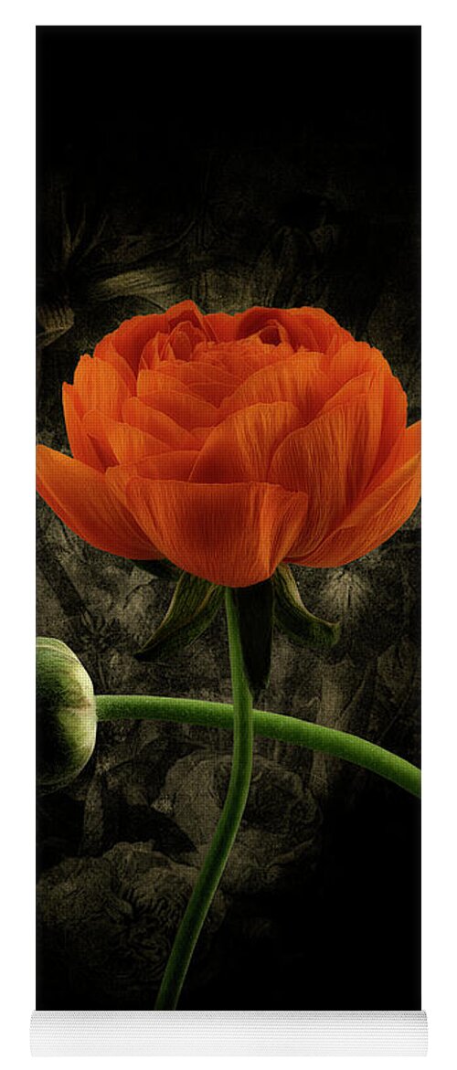 Orange Yoga Mat featuring the photograph Bloomin' Orange by Rene Crystal