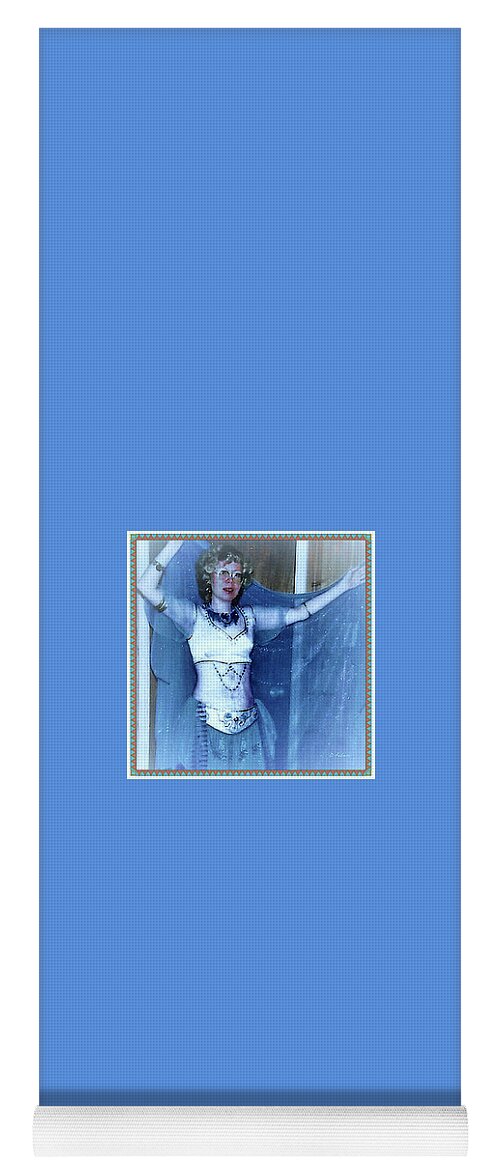 Dancer Yoga Mat featuring the photograph Blue Fairy 2 by Denise F Fulmer