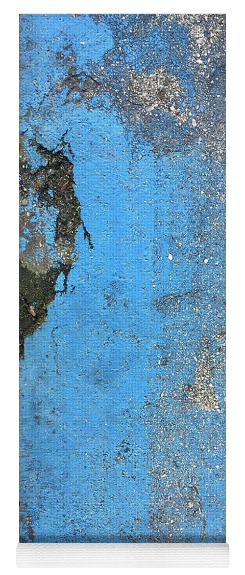 Blue Yoga Mat featuring the photograph Blue Series 1-4 by J Doyne Miller