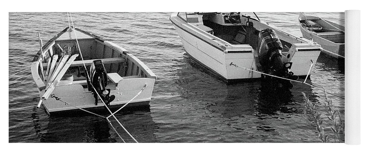 Boat Yoga Mat featuring the photograph Boats in Dutch Harbor by Jim Feldman