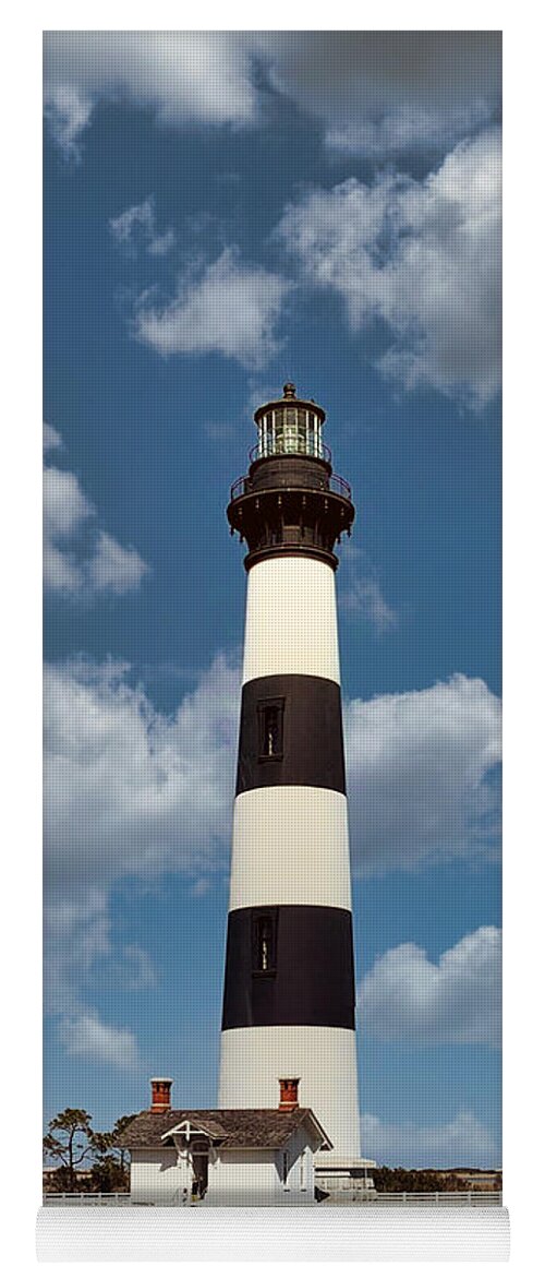 Lighthouse Yoga Mat featuring the photograph Bodie Island Lighthouse by Rick Nelson