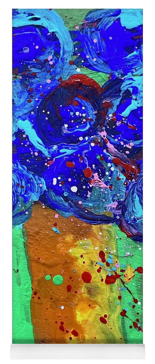 Stunning Yoga Mat featuring the painting Bold And Beautiful by Sherry Harradence