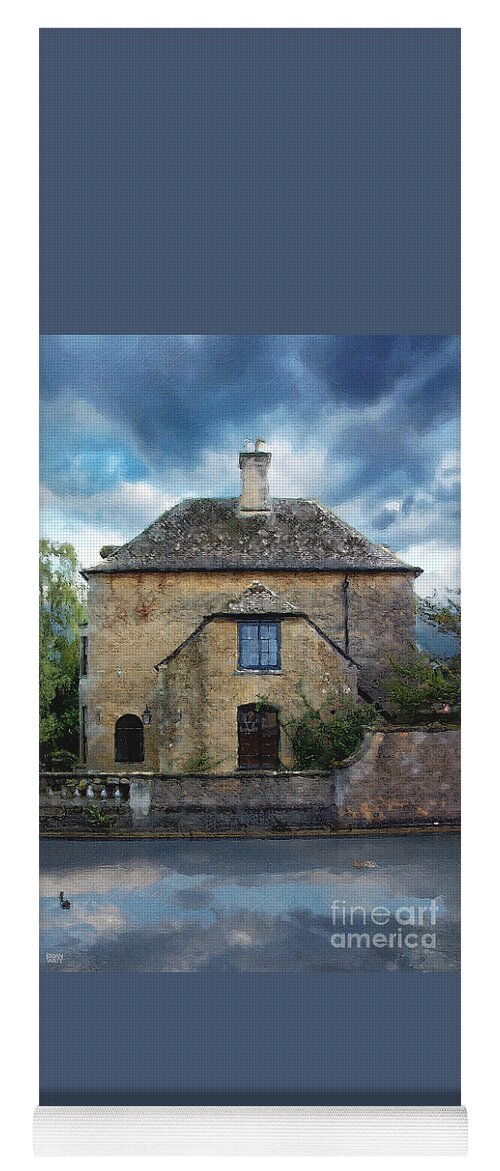 Bourton-on-the-water Yoga Mat featuring the photograph Bourton Gathering Storm by Brian Watt