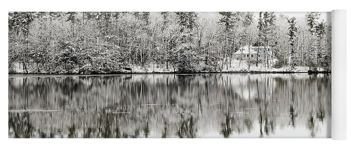 Photo Yoga Mat featuring the photograph Brackish Water Reflections by Eunice Miller