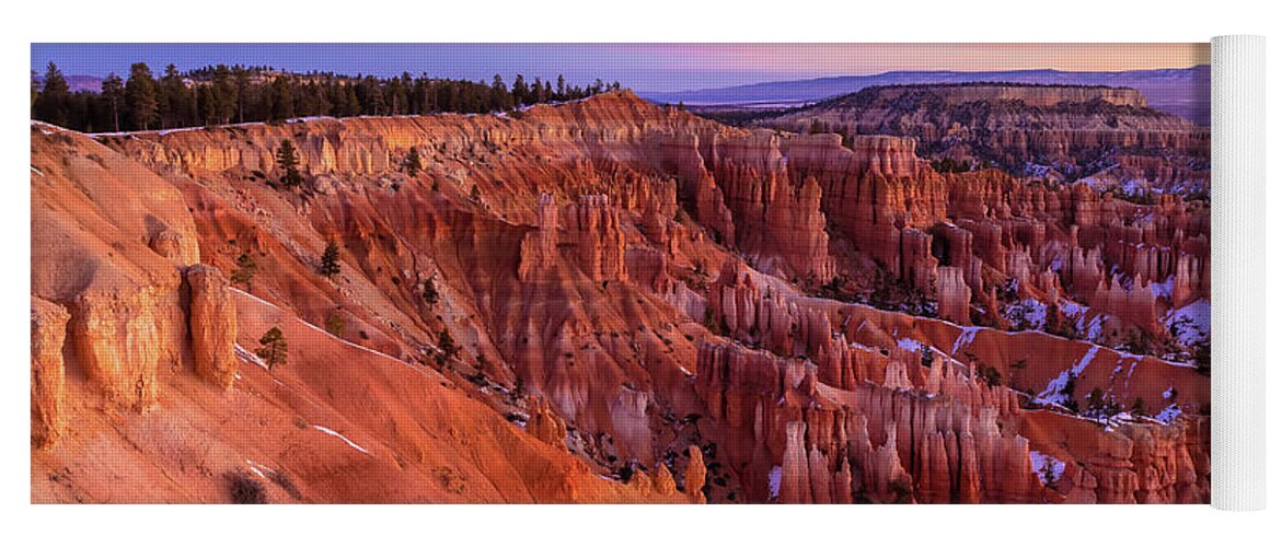 National Park Yoga Mat featuring the photograph Bryce Canyon at Sunrise by Jonathan Nguyen