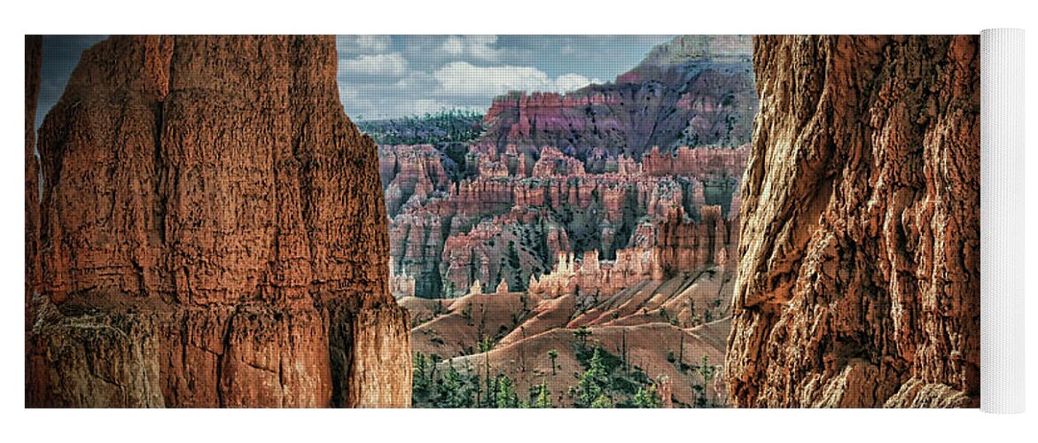 National Park Yoga Mat featuring the photograph Bryce Canyon Classic View by Chuck Kuhn