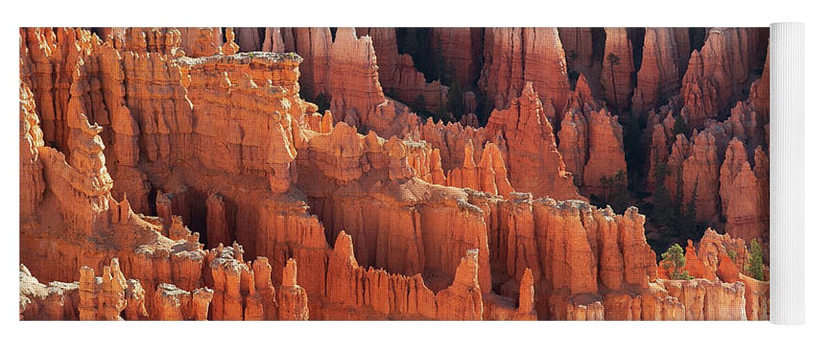 Utah Yoga Mat featuring the photograph Bryce Canyon Hoodoos by Aaron Spong