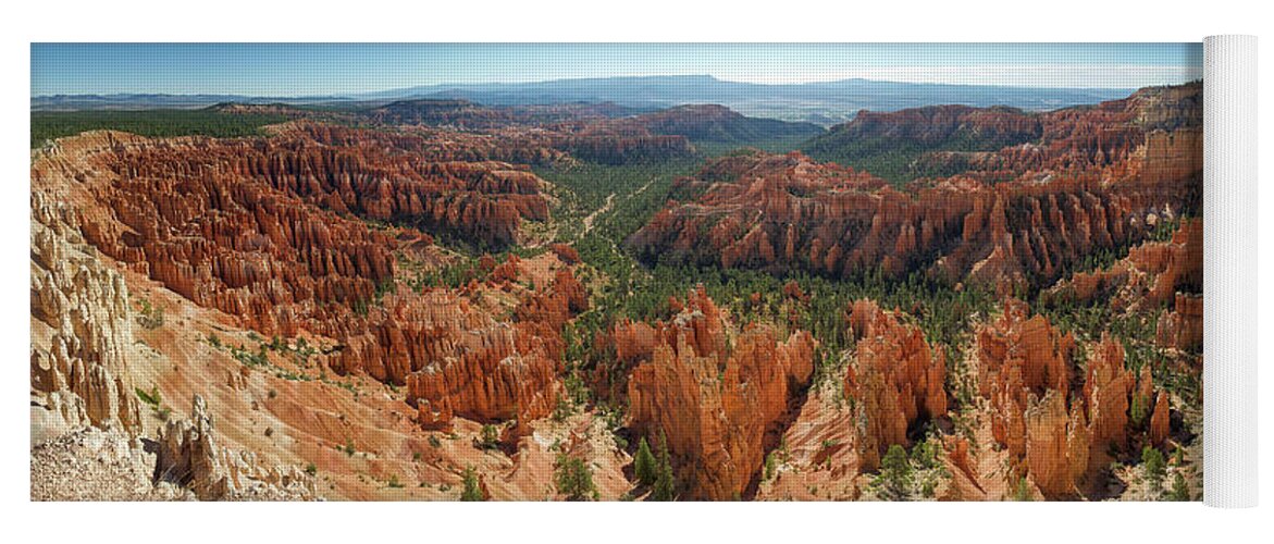 Bryce Yoga Mat featuring the photograph Bryce Canyon National Park Panrama by Aaron Spong