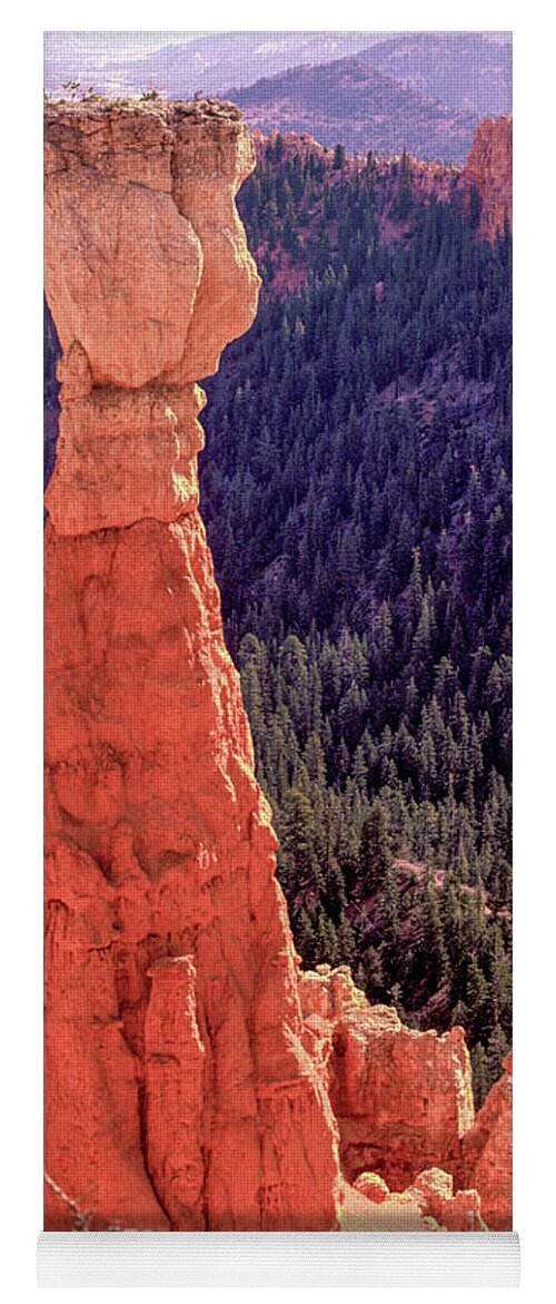 Usa Yoga Mat featuring the photograph Bryce Canyon Rock Tower by Randy Bradley