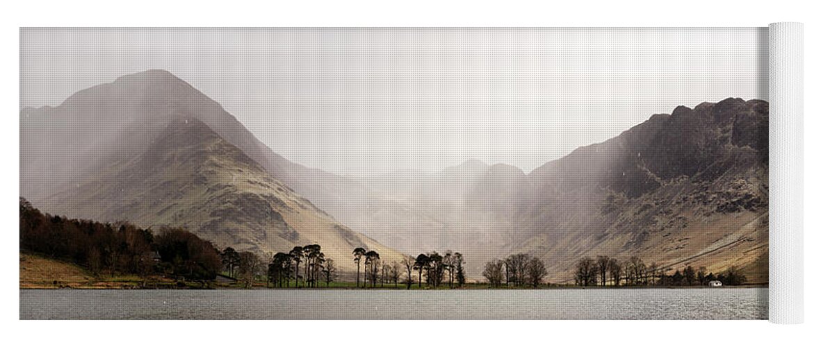 Panorama Yoga Mat featuring the photograph Buttermere Lake Dsitrict by Sonny Ryse