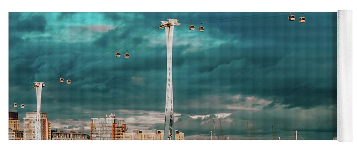Cable Cars Yoga Mat featuring the photograph Cable Cars by Stefania Mandaglio