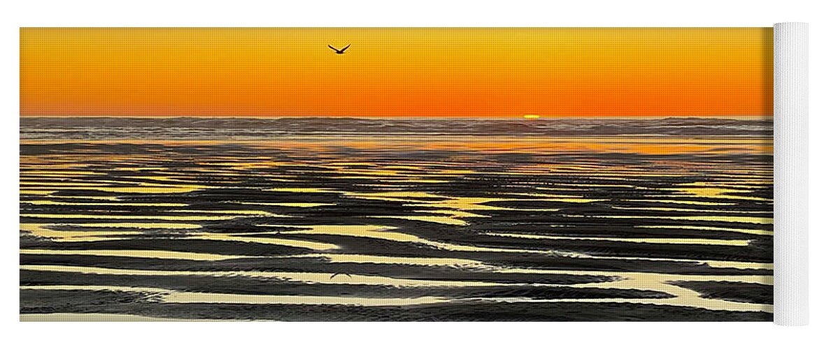 Sunset Yoga Mat featuring the painting Call It Magic by Tanya Filichkin