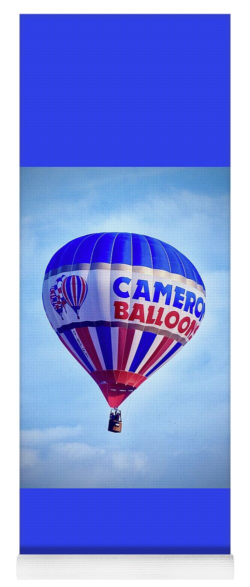 Cameron Yoga Mat featuring the photograph Cameron Balloon by Gordon James