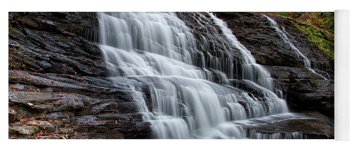 Fall Creek Falls Yoga Mat featuring the photograph Cane Creek Cascades 21 by Phil Perkins