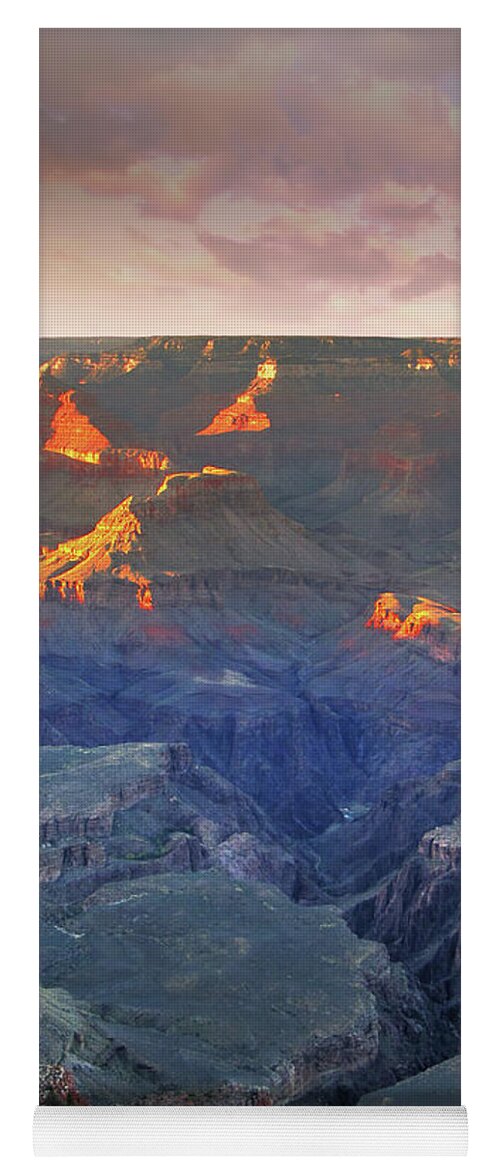 Fine Art Yoga Mat featuring the photograph Canyon Color by Robert Harris