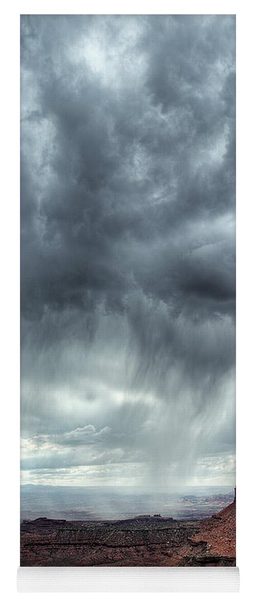 Scenic Yoga Mat featuring the photograph Canyonlands Storm by Doug Davidson