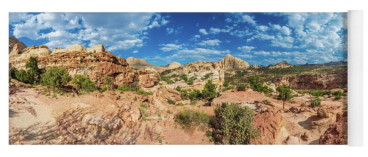 Capitol Reef National Park Yoga Mat featuring the photograph Capitol Reef Hickman Trail by Sebastian Musial