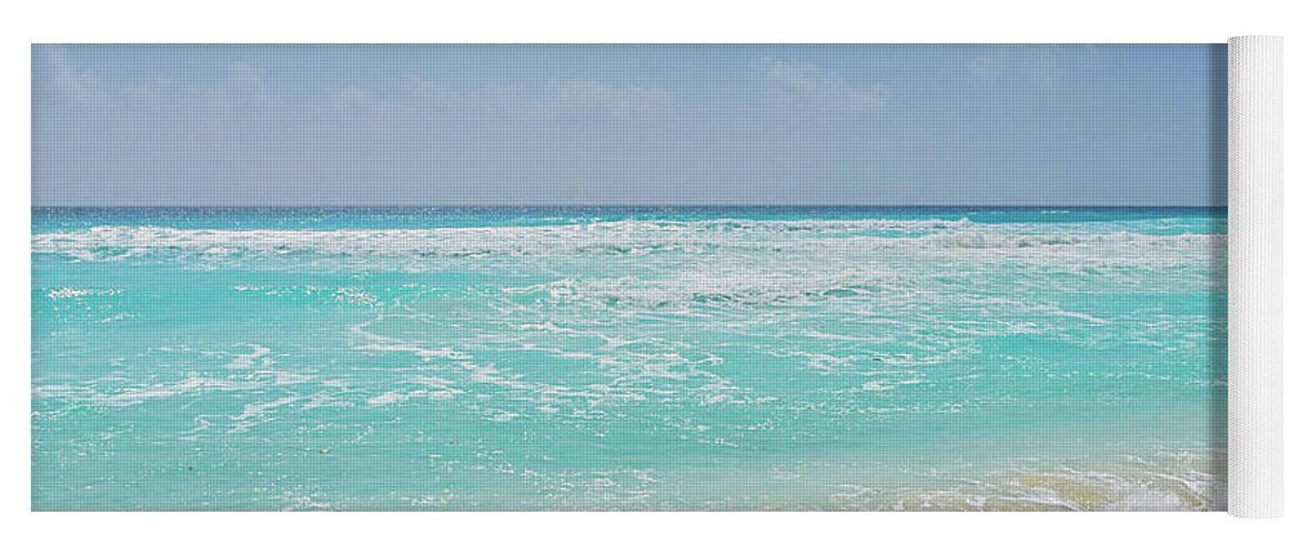 Cancun Yoga Mat featuring the photograph Turquoise Caribbean Paradise by Abigail Diane Photography