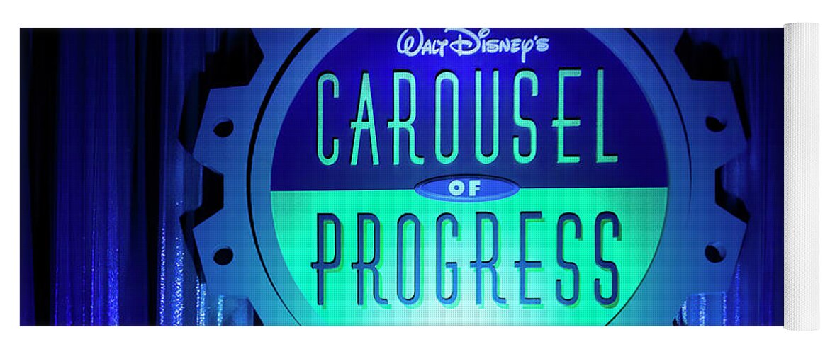 Carousel Of Progress Yoga Mat featuring the photograph Carousel of Progress Opening by Mark Andrew Thomas