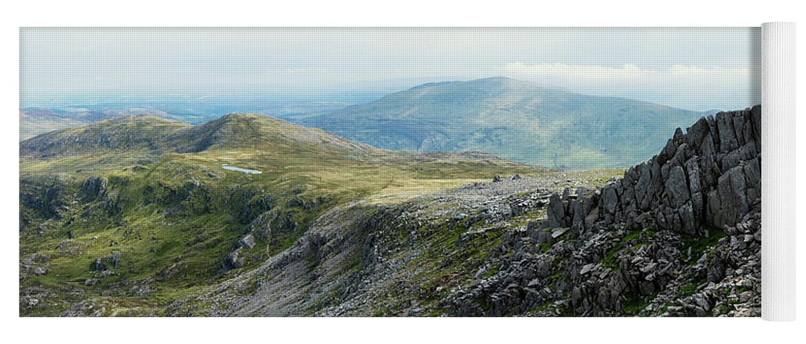 Panorama Yoga Mat featuring the photograph Castell y Gwynt Snowdonia National Park by Sonny Ryse