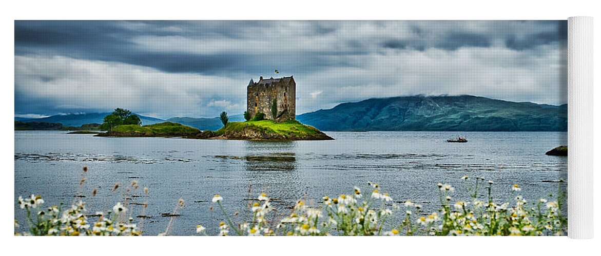Scotland Yoga Mat featuring the photograph Castle Stalker #2 - Scotland by Stuart Litoff