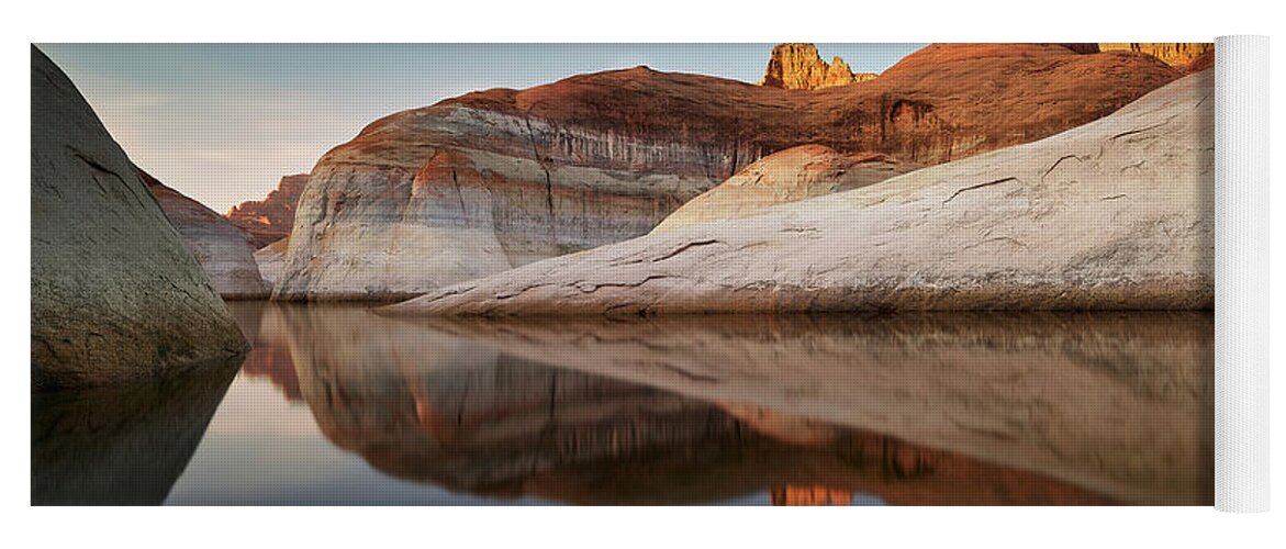 Cathedral Canyon Yoga Mat featuring the photograph Cathedral Canyon by Peter Boehringer