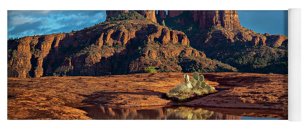 Cathedral-rock Yoga Mat featuring the photograph Cathedral Rock by Gary Johnson