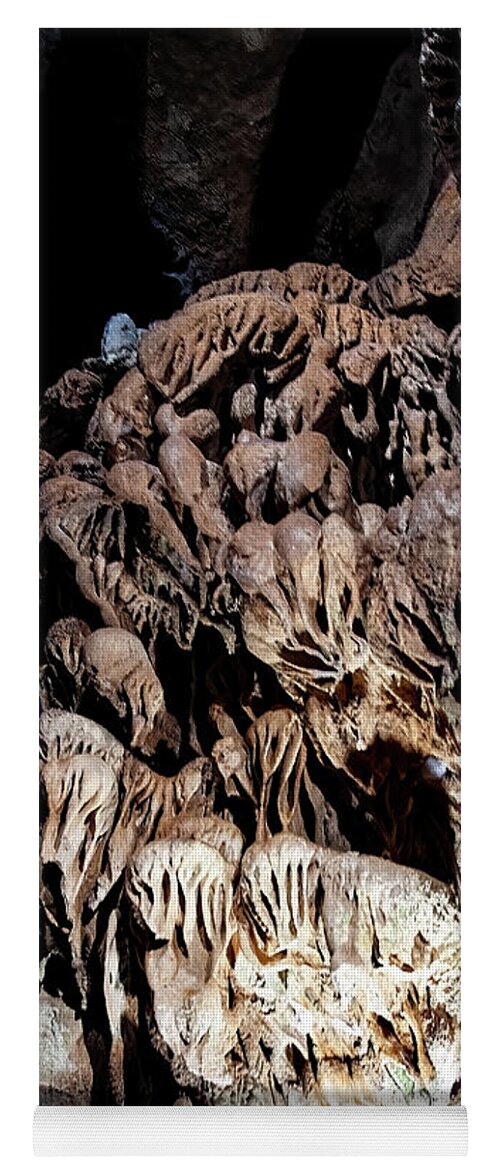 Unusual Cave Images Yoga Mat featuring the photograph cave 004 Carter Caves by Flees Photos