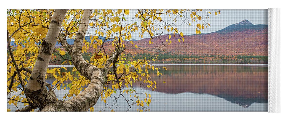 Chocorua Yoga Mat featuring the photograph Chocorua Lake Autumn Morning by White Mountain Images