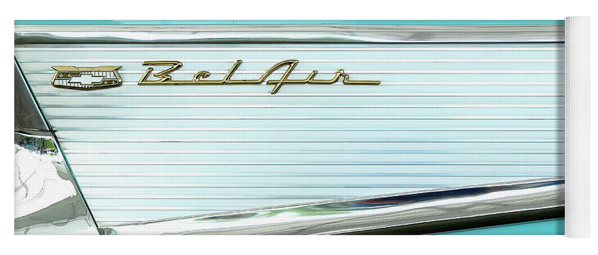 Chevy Yoga Mat featuring the photograph Classic Bel by Lens Art Photography By Larry Trager