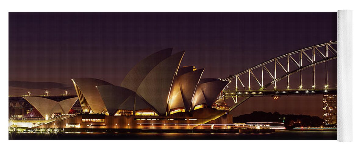 Sydney Yoga Mat featuring the photograph Classic Elegance by Andrew Paranavitana