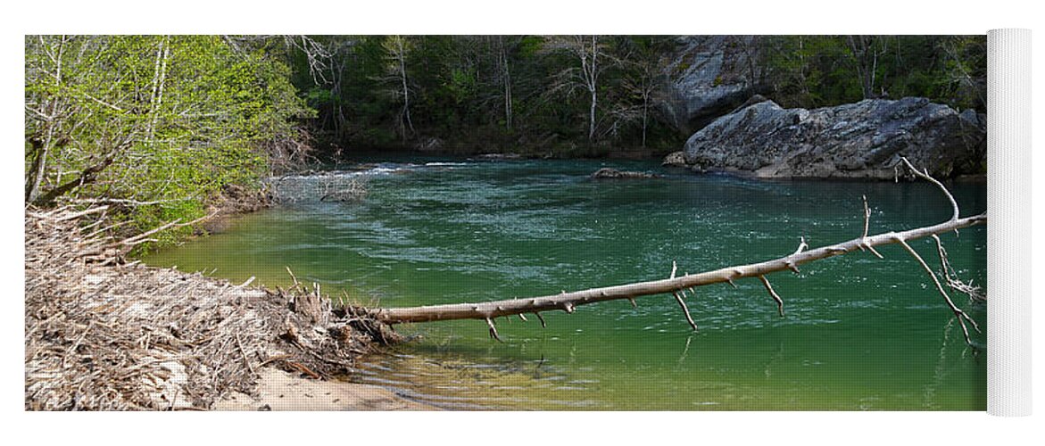 Tennessee Yoga Mat featuring the photograph Clear Creek At Obed 3 by Phil Perkins