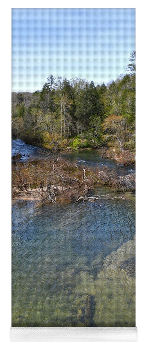 Tennessee Yoga Mat featuring the photograph Clear Creek At Obed 4 by Phil Perkins
