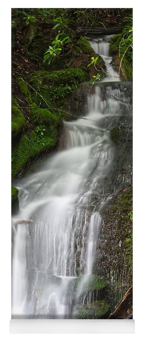 Cliff Branch Falls Yoga Mat featuring the photograph Cliff Branch Falls by Phil Perkins