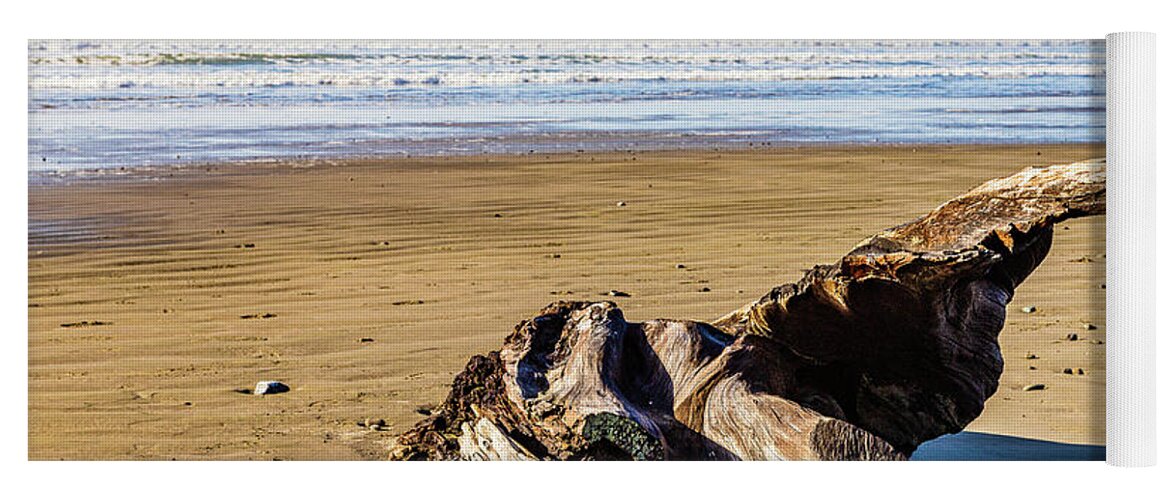 Landscape Yoga Mat featuring the photograph Coast Of Oregon-3 by Claude Dalley